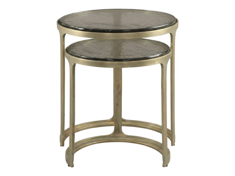 Tessa Nesting Tables Brass 4