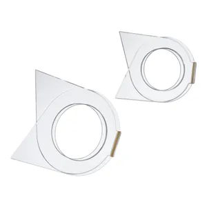 DUNLAPPARK SET OF 2 CLEAR DECOR 10 (IN) 1