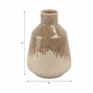 SAGEWELL BROWN VASE 9 (IN) 9