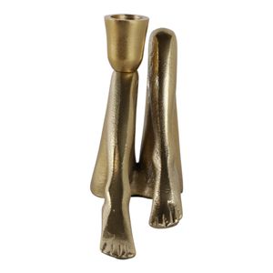 CLINTONMORE GOLD CANDLE HOLDER 6 (IN) 4