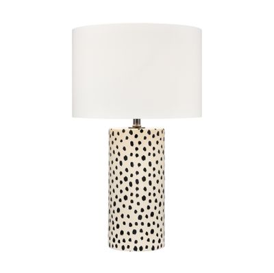 Signe 26″ High 1-Light Table Lamp - Cream