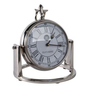 GROVERTON SILVER CLOCK 10 (IN) 3