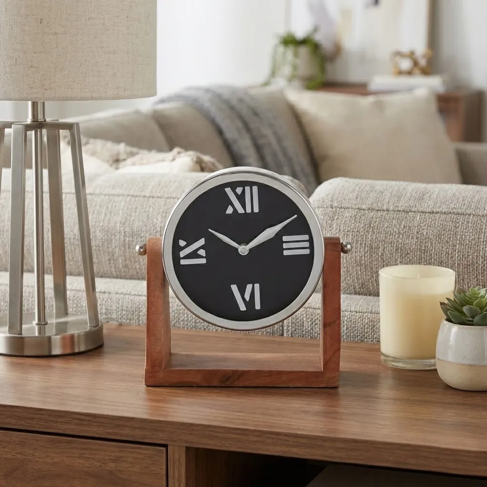 CELIAROSE BLACK CLOCK 9 (IN)