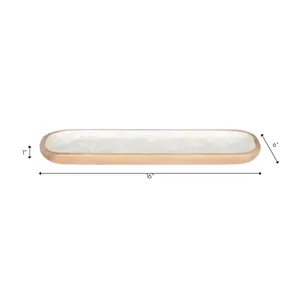 DAWSONMORE WHITE TRAY 2 (IN) 10