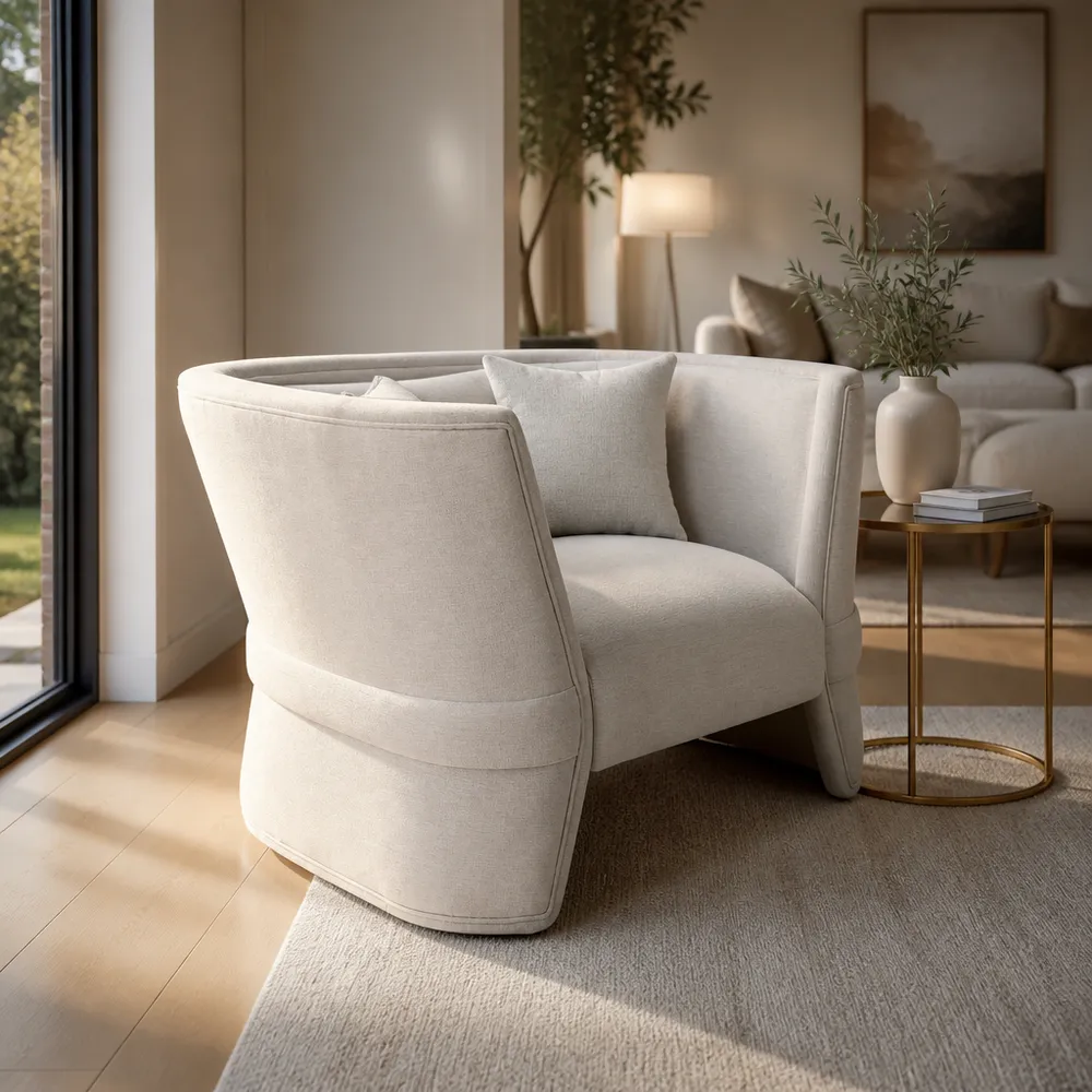 KIRALAKE IVORY CHAIR 31 (IN)