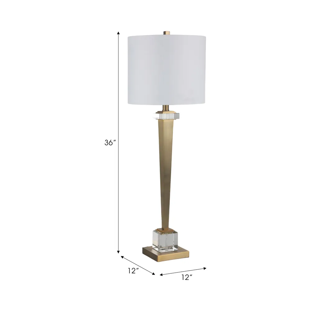 TATUMCREST GOLD LAMP 36 (IN)