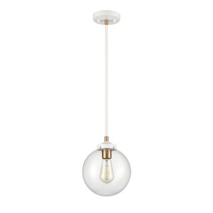 Boudreaux 8'' Wide 1-Light Mini Pendant - Matte White 2