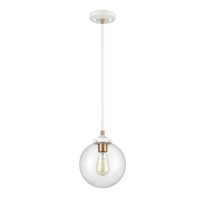 Boudreaux 8″ Wide 1-Light Mini Pendant - Matte White