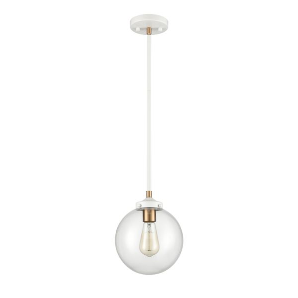 Boudreaux 8'' Wide 1-Light Mini Pendant - Matte White