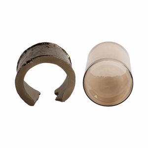 BAXTERMILL BROWN CANDLE HOLDER 8 (IN) 9