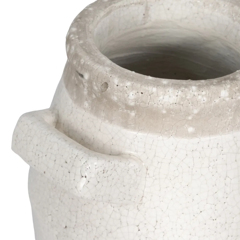 CLYDELAND GRAY VASE 14 (IN)