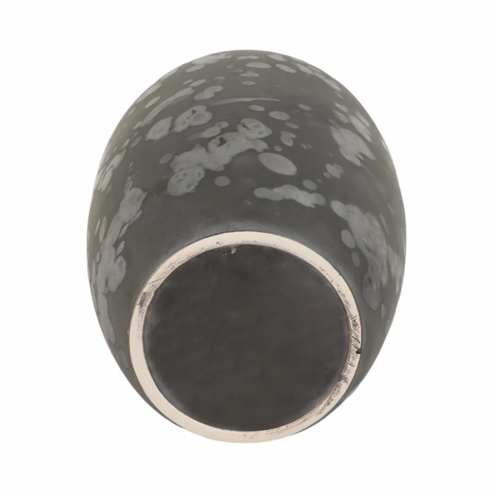 BURGESSLEY BLACK VASE 14 (IN)