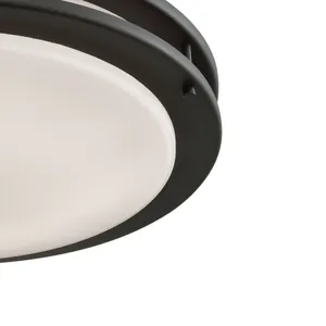 Clarion 14'' Wide 1-Light Flush Mount - Oil Rubbed Bronze 4