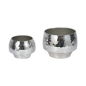 ANTONSHAW SET OF 2 SILVER PLANTER 8 (IN) 1