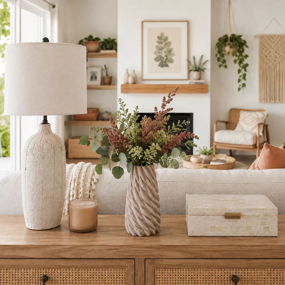 WOODSONVIEW PINK VASE 9 (IN)