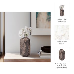 SKYLERBROOK BROWN VASE 12 (IN) 11