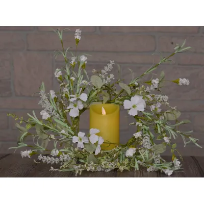 Misty Morning Candle Ring 4.5in