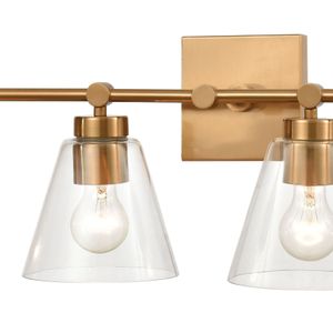 East Point 33'' Wide 4-Light Vanity Light - Satin Brass 2
