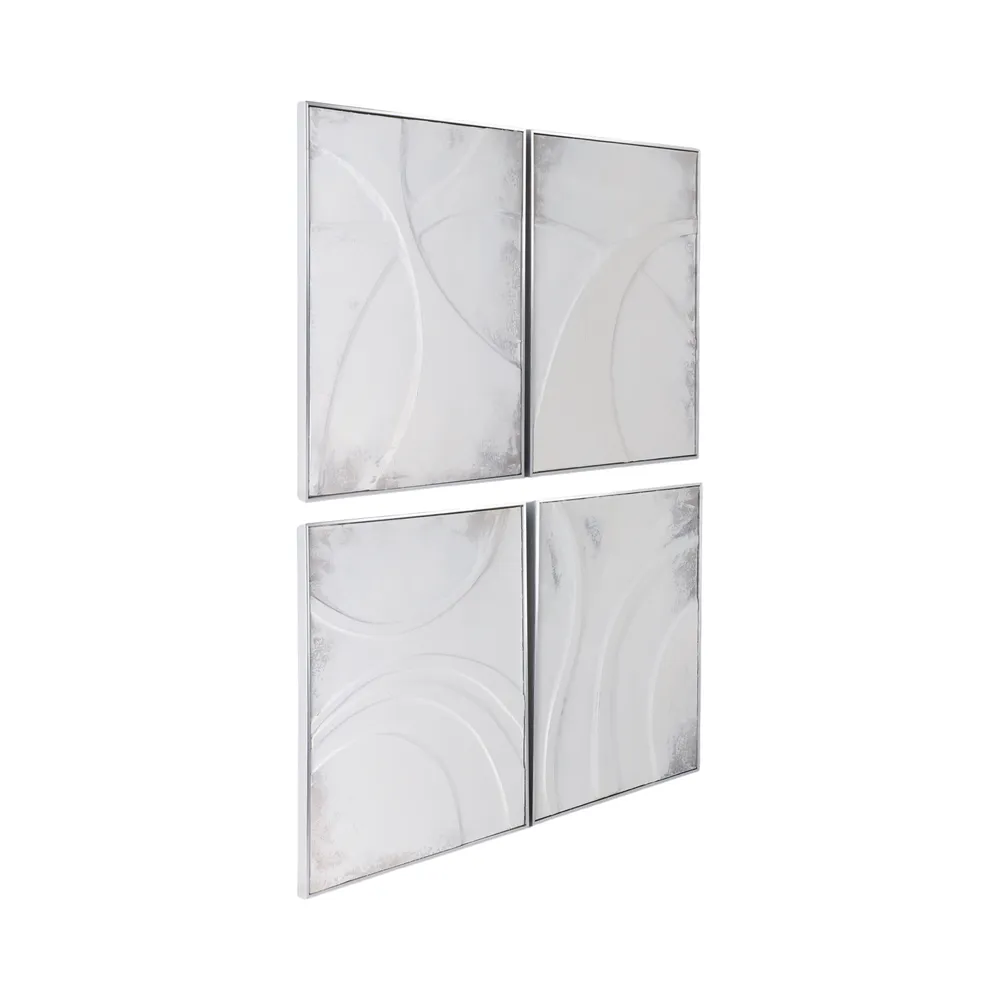 CORWINVIEW SET OF 4 IVORY ART 32 (IN)