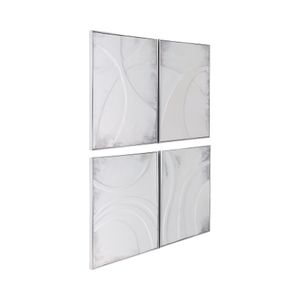 CORWINVIEW SET OF 4 IVORY ART 32 (IN) 3