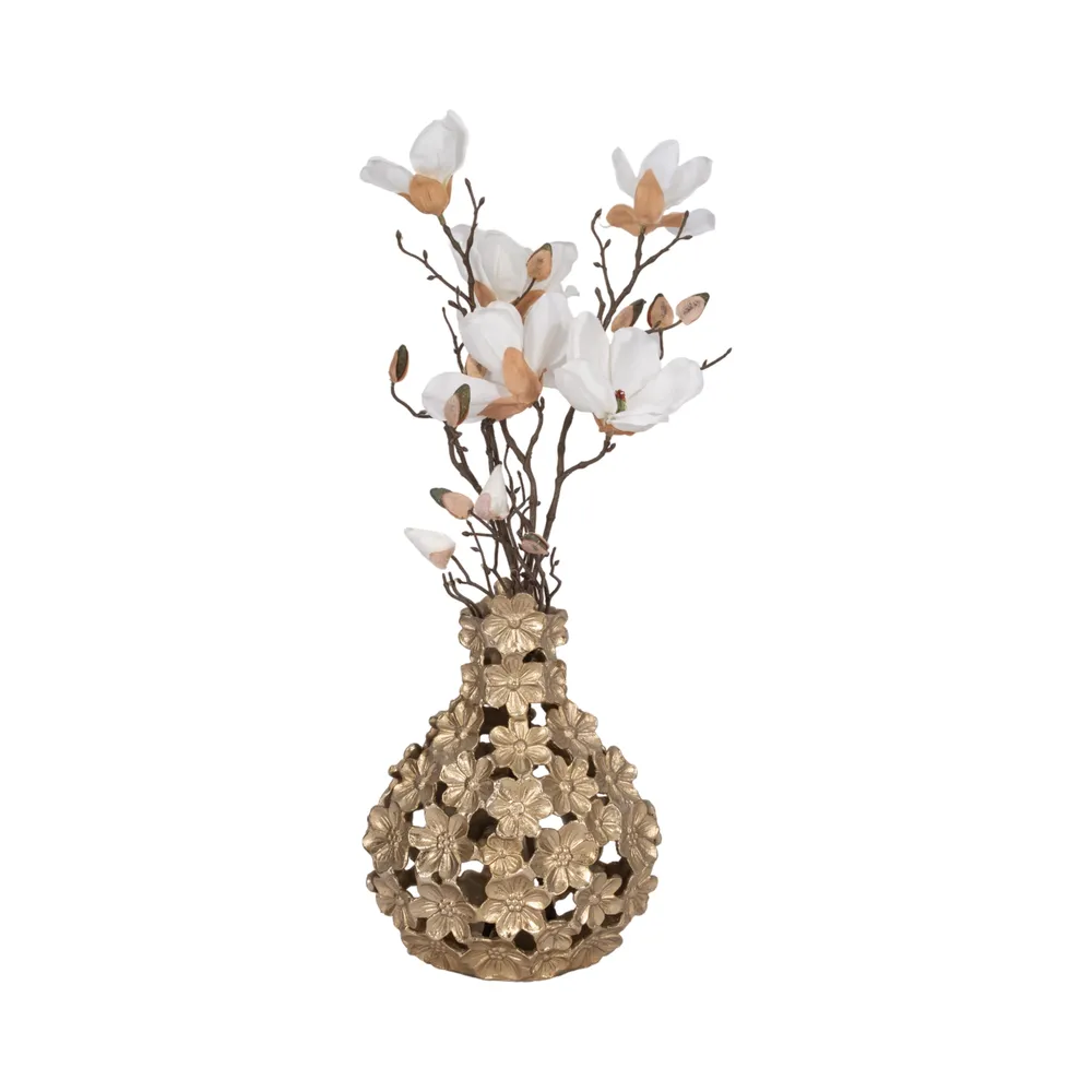 LYNNFORD GOLD VASE 12 (IN)