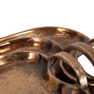 RAFEBURN SET OF 3 BRONZE TRAY 3 (IN) 7