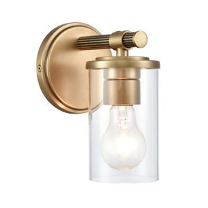 Burrow 5'' Wide 1-Light Vanity Light - Natural Brass 1