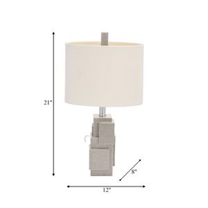 HALEYWAY GRAY LAMP 22 (IN) 9