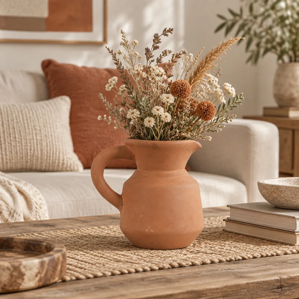 REIDWOOD RED VASE 6 (IN)
