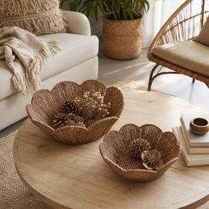 YATESGATE SET OF 2 BROWN BOWLS 5 (IN) 2
