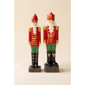 Set of 2 Resin Christmas Soldiers 3