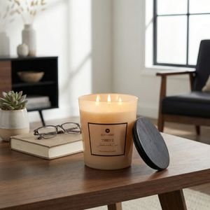 ROWANSTONE THRIVE JASMINE & SAGE CANDLE 7 (IN) 12