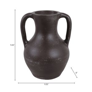 SHERMANCLIFF BROWN VASE 12 (IN) 9