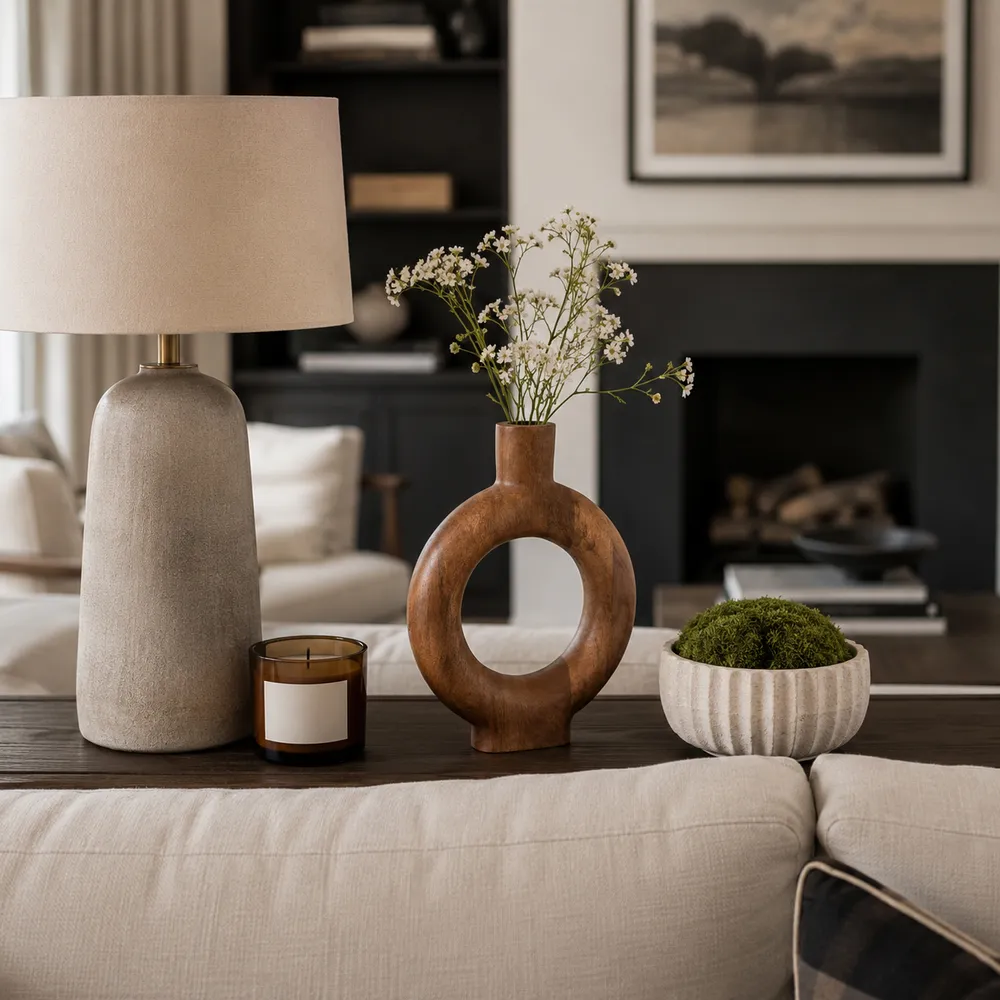 DRAPERWELL BROWN VASE 12 (IN)