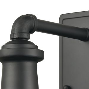Jackson 12'' High 1-Light Outdoor Sconce - Matte Black 2