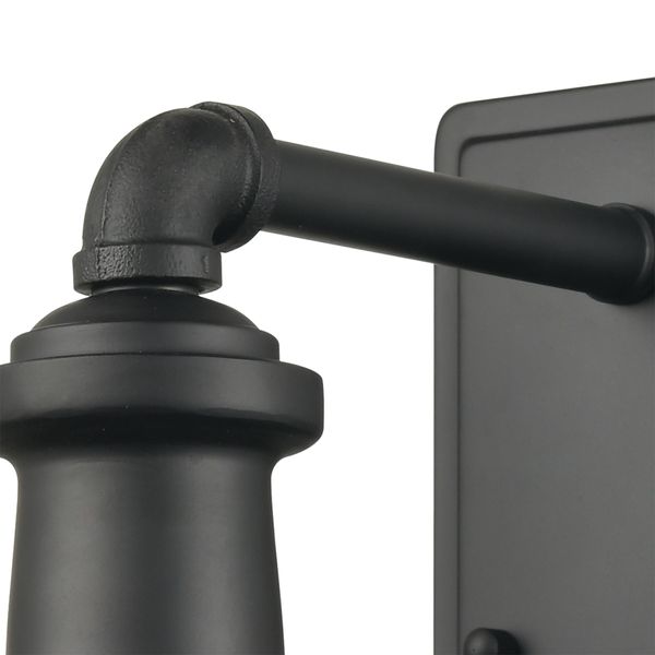 Jackson 12'' High 1-Light Outdoor Sconce - Matte Black