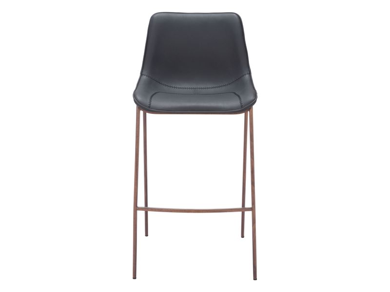 Magnus Barstool Black & Walnut 4