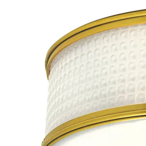 Prism 16.75'' Wide 3-Light Flush Mount - Satin Brass 3