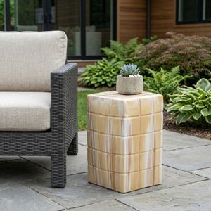 REXMOOR YELLOW GARDEN STOOL 19 (IN) 13