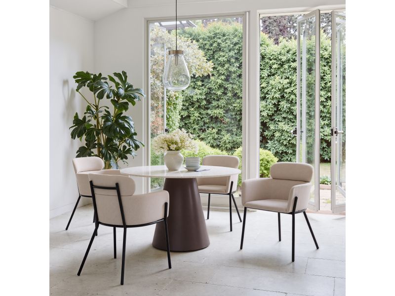 Bremor Dining Chair Beige 2