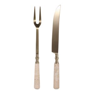 ARMONBURN SET OF 2 TAN SERVEWARE 1 (IN) 1