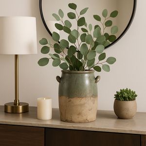 FRAZERCROSS GREEN VASE 8 (IN) 2