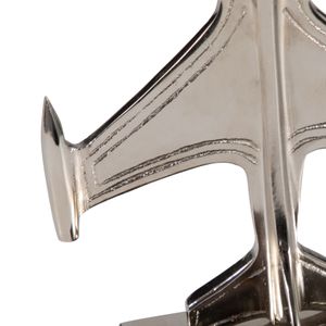 BRAEGROVE SET OF 2 SILVER BOOKENDS 9 (IN) 6