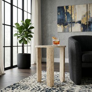 DUNLAPFORD IVORY TABLE 22 (IN) 13