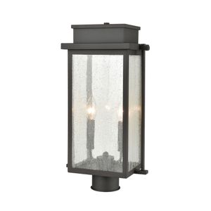 Braddock 19'' High 2-Light Outdoor Post Light - Architectural Bronze 1