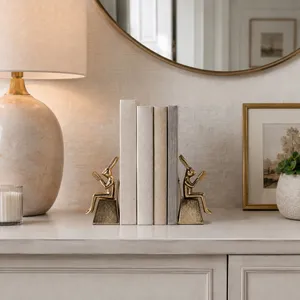 PENNWIND SET OF 2 GOLD BOOKENDS 8 (IN) 10