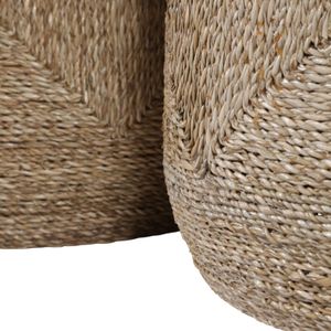 DUNCANGROVE SET OF 2 BROWN STORAGE 16 (IN) 7