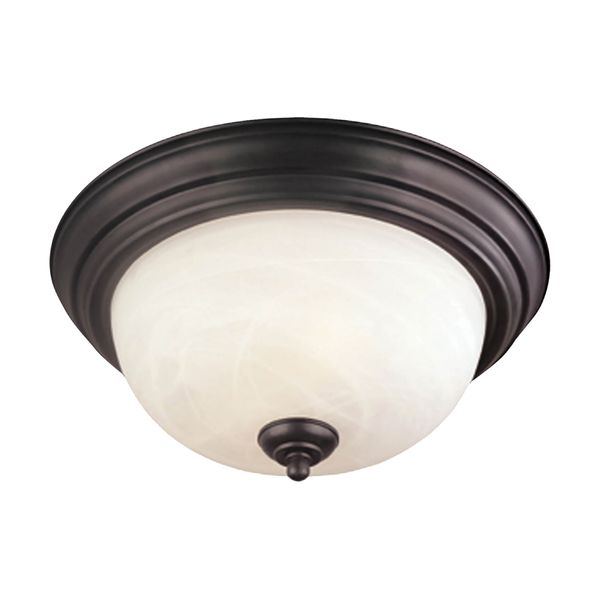 Harmony 14'' Wide 3-Light Flush Mount - Painted Bronze