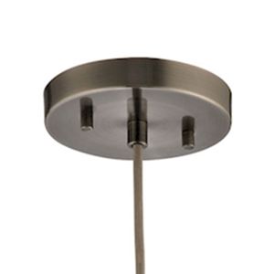 Urban Form 6'' Wide 1-Light Mini Pendant - Black Nickel 3