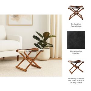 COLBYBEACH BROWN STOOL 16 (IN) 10